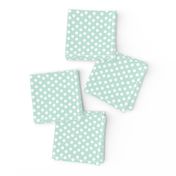 Pretty Polka Dots in Mint