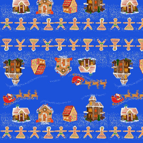 Gingerbread Town Large by DulciArt,LLC