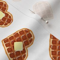 heart shaped waffles - go - valentines food - LAD19