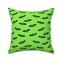 (2.5" width) bats - cute halloween - green - LAD19BS