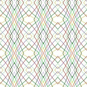Geometric Vertical Wayward Stripes 1 by Su_G_©SuSchaefer