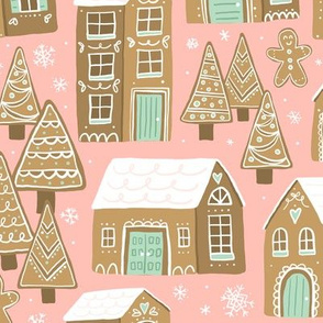 Gingerbread Village (Rose and Mint)