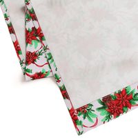 Holiday Poinsettia Chintz