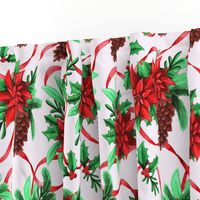 Holiday Poinsettia Chintz