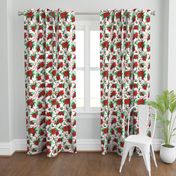 Holiday Poinsettia Chintz