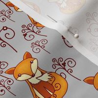 The Fox & the Whimsical Woods / Grey  