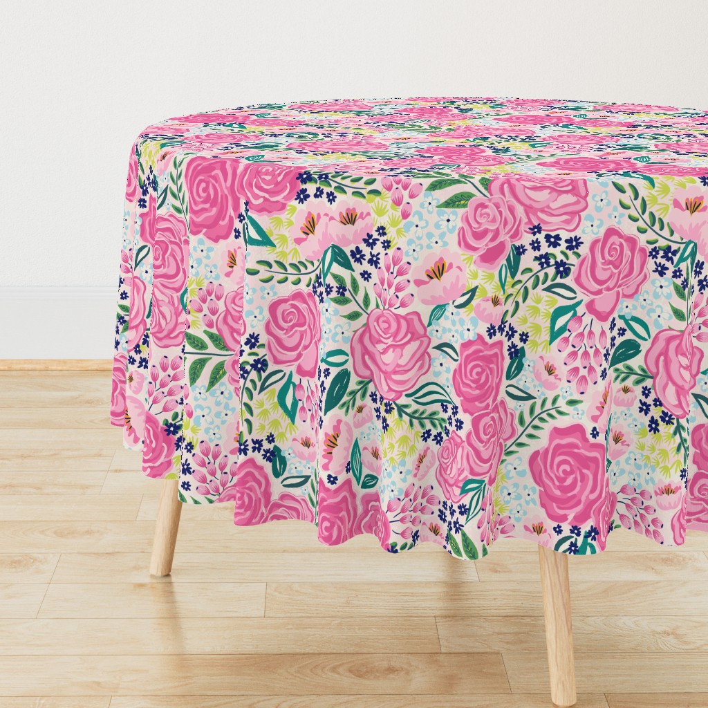 chintz roses/large scale