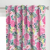 chintz roses/large scale