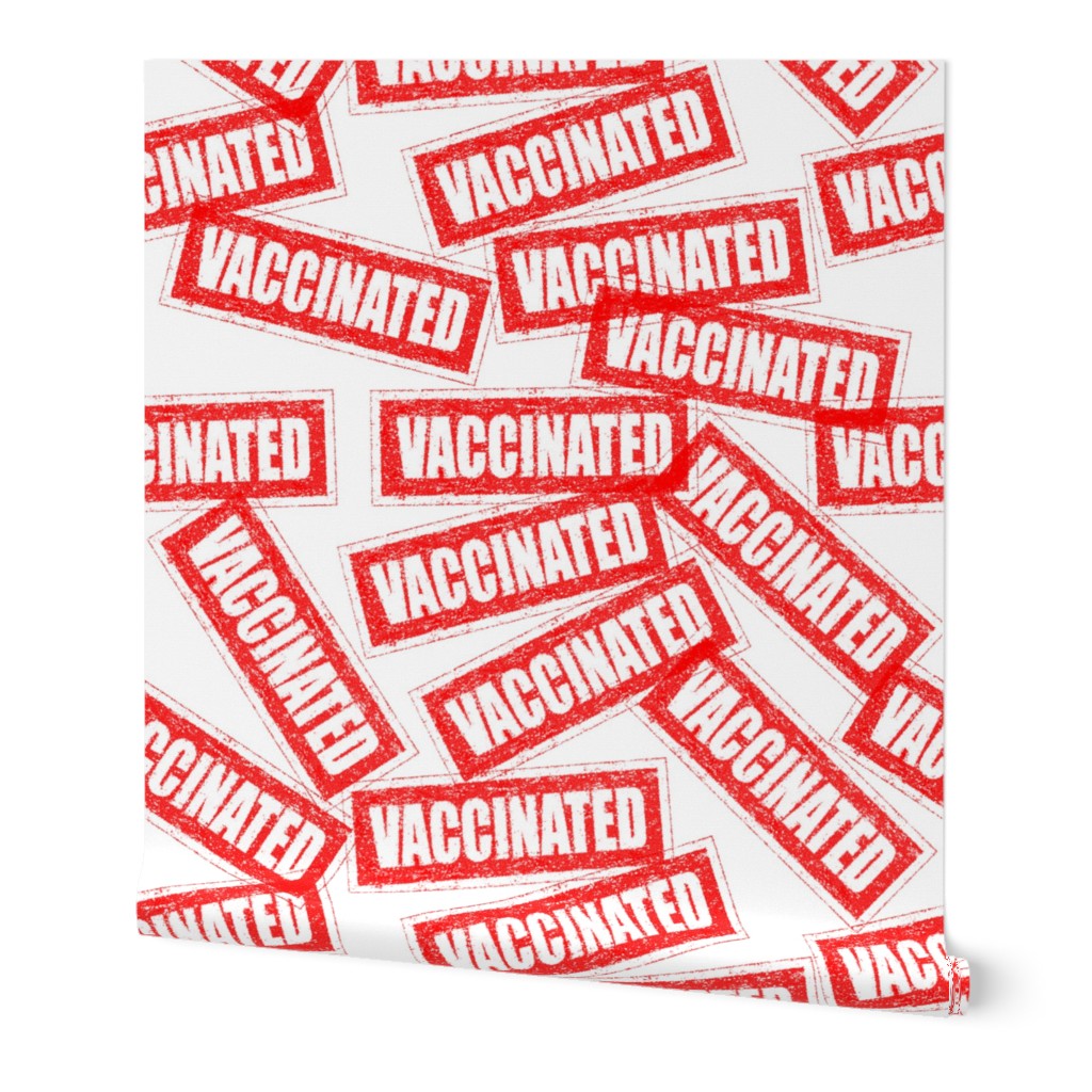 3 custom smaller Vaccination vaccine vaccinated immunity immunization  rubber stamp red ink pad white chop grunge distressed words seal  protection medicine science controversy controversial  current affairs diseases  children baby babies pop art culture 