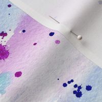 Watercolor texture with splatters