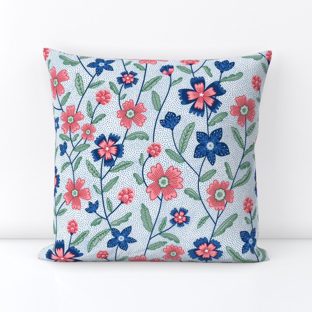 Chintz flowers pattern