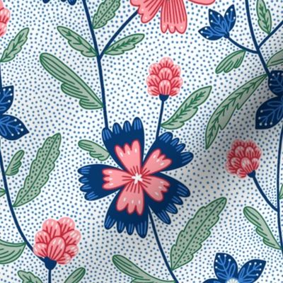 Chintz flowers pattern