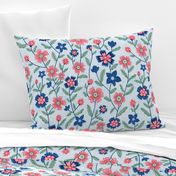 Chintz flowers pattern