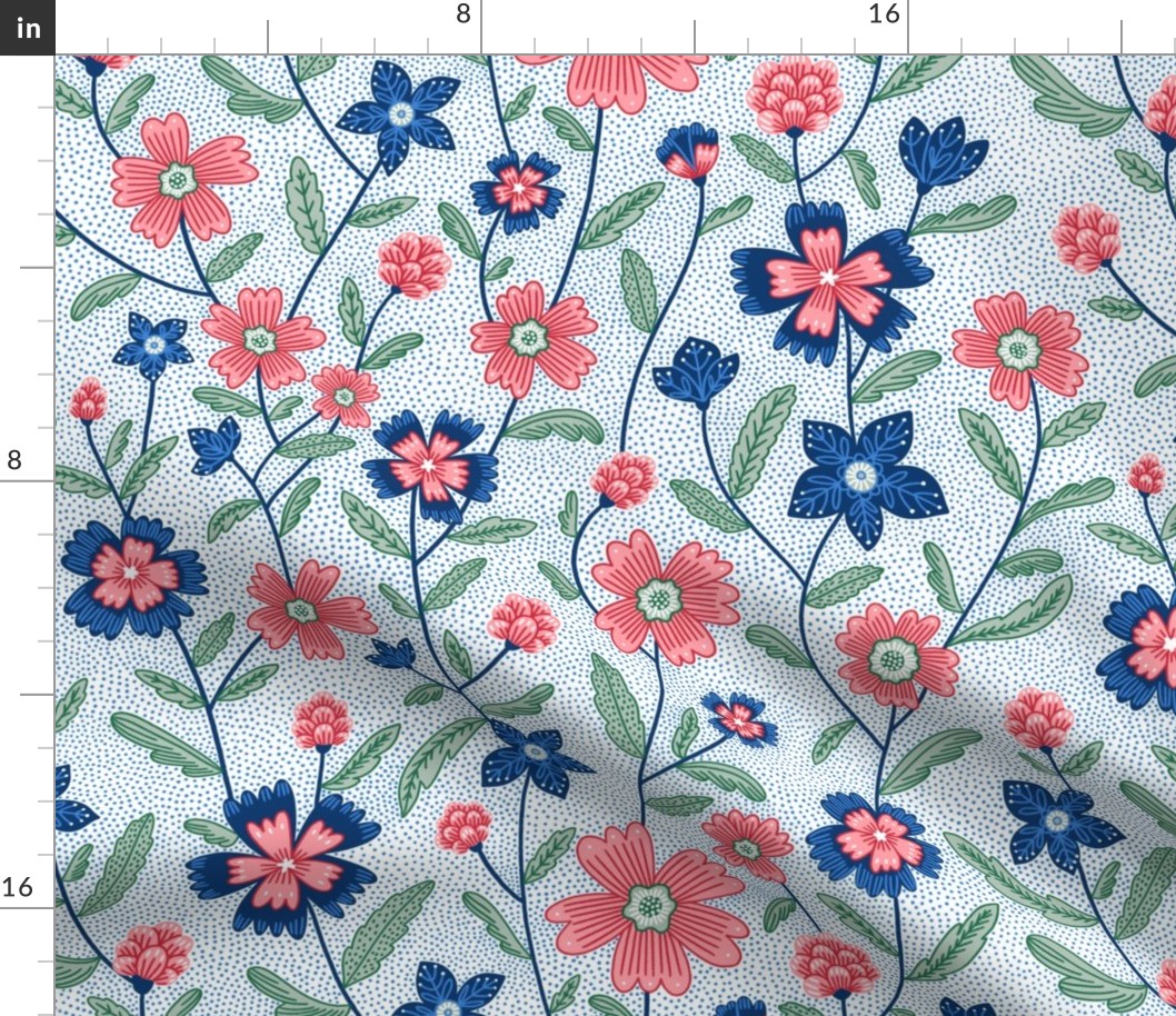 Chintz flowers pattern