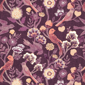 Indian Chintz {Amethyst}