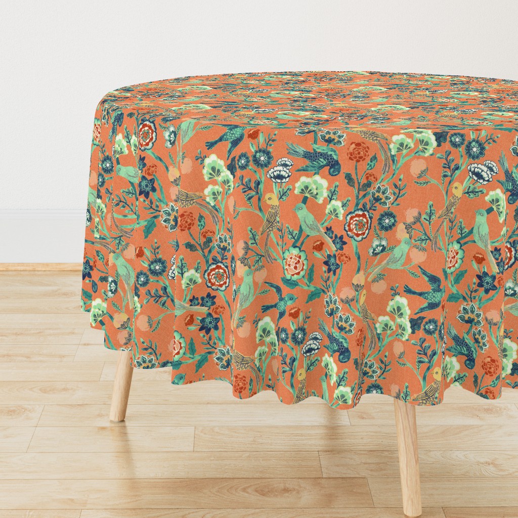 Indian Chintz {Coral}