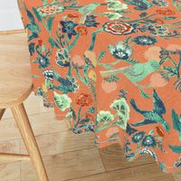 Indian Chintz {Coral}