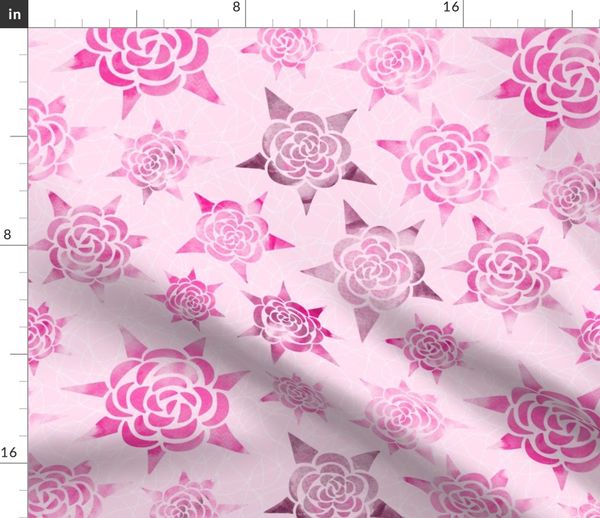 Fabric By The Yard Chintz In Pink