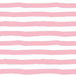 6" Dark Pink Stripes