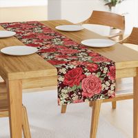 British Chintz Floral Red