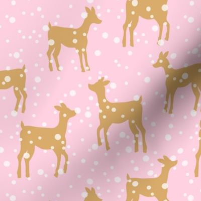 Fawns| Polkadot Snow |Pink Tan|Renee Davis