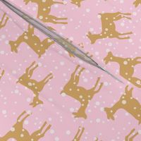 Fawns| Polkadot Snow |Pink Tan|Renee Davis