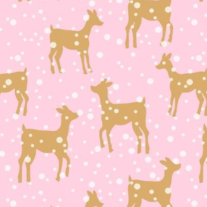 Fawns| Polkadot Snow |Pink Tan|Renee Davis