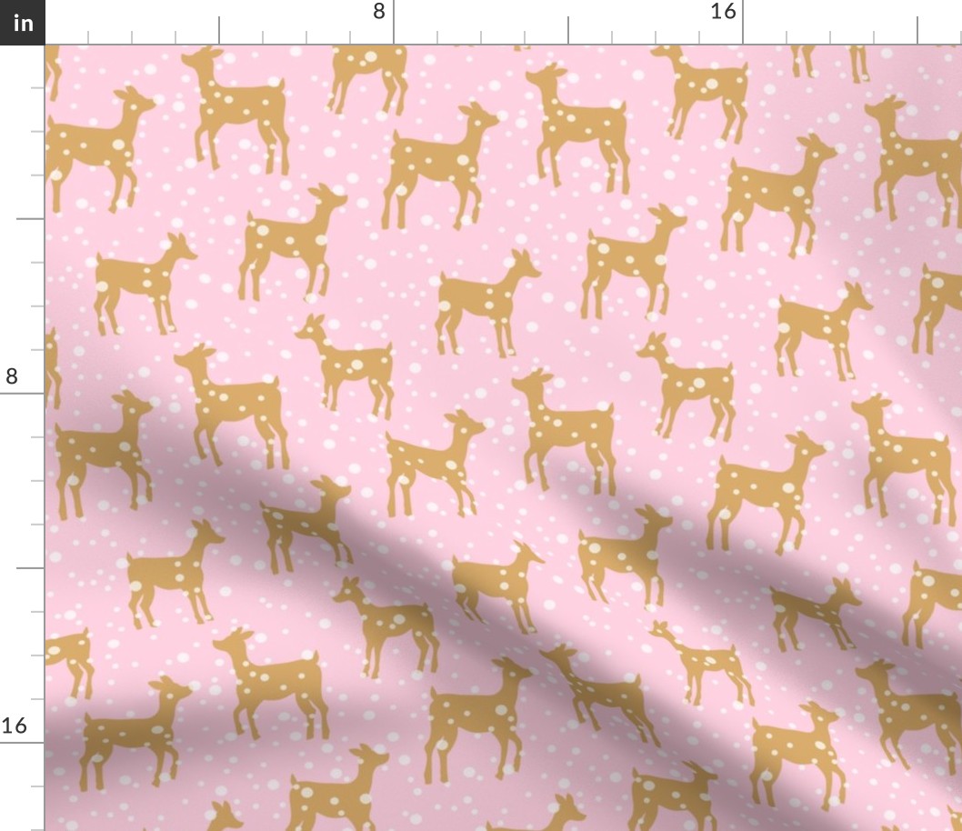 Fawns| Polkadot Snow |Pink Tan|Renee Davis