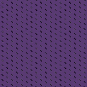 Dog Paws on Purple