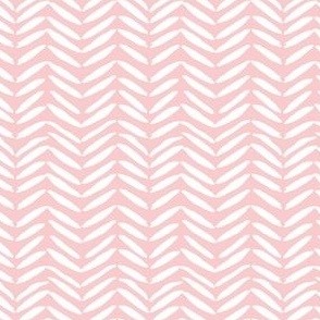 Pink Herringbone