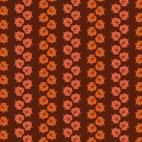 orange leaves on brown by rysunki_malunki8