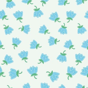 simple blue blooms by rysunki_malunki