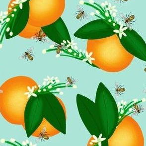 Vintage Orange & Bee Serenade 2  