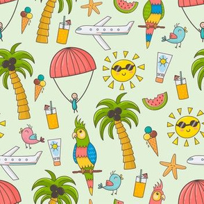 Summer time holidays pattern