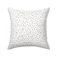 Multi-colored Rainbow Dots on White (smaller)