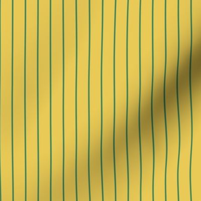 Green Pinstripe on Yellow