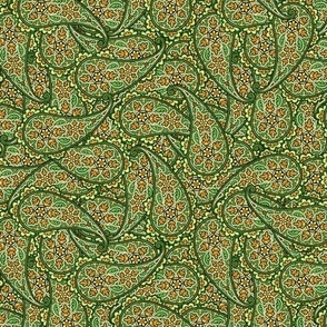 Green Paisley 