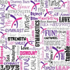 Gymnastics_words_fabric_purple_pink