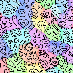 A World of Doodles Color Patches