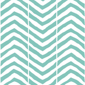 Jumbo Chevron mint