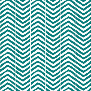 large chevron teal