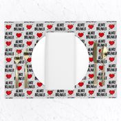 Heart Breaker - red on grey - heart with arrow - Valentines day - LAD19