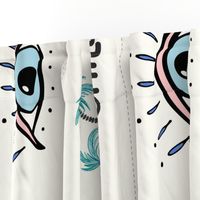 evil eye & chillax cushion covers