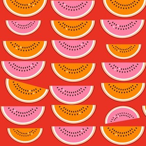 watermelon slices (orange)