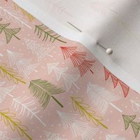 Oh' Christmas Tree - Blush Pink Ditsy Scale
