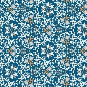Small Kaleidoscope Blue Orange