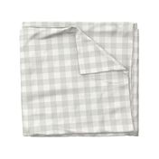 Crossover Plaid small: Cream & Sage Green Linear Plaid