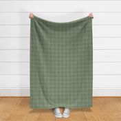 Crossover Plaid Dark small: Sage Green & Cream Linear Plaid