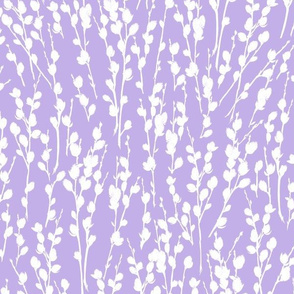 Pussy Willow | Soft Lavender + White