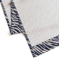 navy zebra print